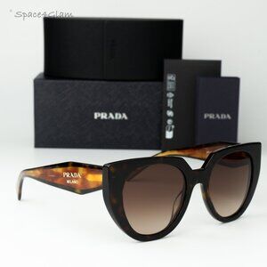 Prada Women Sunglasses Havana Brown Gradient Cat Eye PR14WS 2AU6S1 BRAND NEW